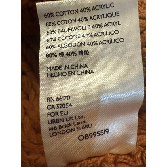 Free People My Only Sunshine Sweater Tuscan Earth Brown NWT Size S Oversized - Picture 10 of 11